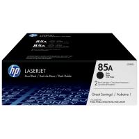 HP Pack de ahorro de 2 cartuchos de tóner original LaserJet 85A negro