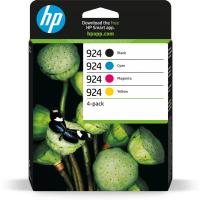 HP Paquete de 4 Cartuchos de Tinta Original 924 CMYK