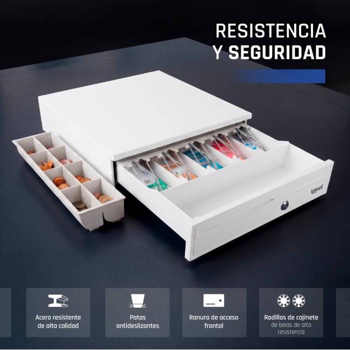 iggual Cajón portamonedas IRON-50PW 5+8 BlancoPuro — imagen 29 de 44