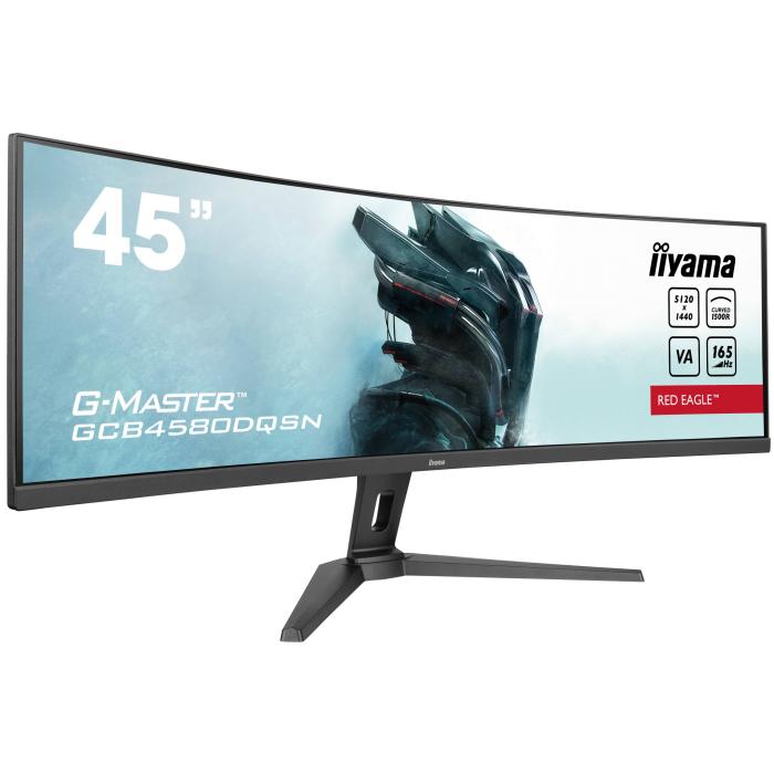 iiyama G-MASTER RED EAGLE CURVED pantalla para PC 114,3 cm (45'') 5120 x 1440 Pixeles Dual QHD LED Negro — imagen 2 de 9