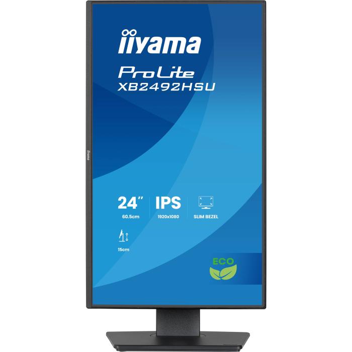 iiyama ProLite XB2492HSU-B1 pantalla para PC 61 cm (24'') 1080 x 1920 Pixeles Quad HD LED Negro — imagen 24 de 40