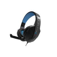 Indeca HS132 auricular y casco Auriculares Alámbrico Diadema Juego Negro, Azul