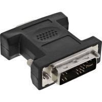 InLine 17780 cambiador de género para cable VGA (D-sub) HD female 15HD F Negro