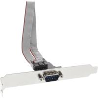 InLine 33208 cable de serie Gris 0,25 m DB-9
