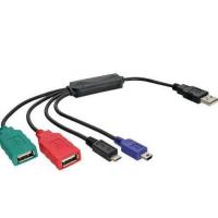 InLine 33294V 480Mbit/s Negro nodo concentrador