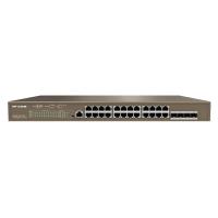 IP-COM Networks G5328P-24-410W switch Gestionado L3 Gigabit Ethernet (10/100/1000) Energía sobre Ethernet (PoE) 1U Negro