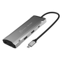 j5create JCD397-N Miniestación de acoplamiento 4K60 Elite USB-C® para tres monitores de 10 Gbps