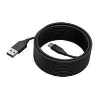 Jabra 14202-11 cable USB USB 2.0 5 m USB C USB A Negro