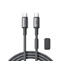 JOYROOM S-A50 C C cable USB USB 2.0 1,2 m USB C 0,48 Gbit/s 60 W Gris, ver imagen 3 de 4