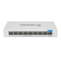 Keenetic PoE+ Switch 9 Switch Gigabit de 9 puertos con 8 puertos PoE+ y asignación de energía de 120 W