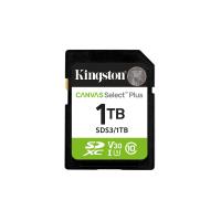 Kingston Technology 1 TB SDXC Canvas Select Plus Gen3 150 MB/s C10 UHS-I U3 V30