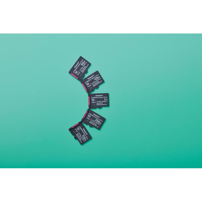 Kingston Technology 512GB microSDXC Canvas Select Plus Gen3 150MB/s A1 (Incluye adaptador de SD) — imagen 15 de 16