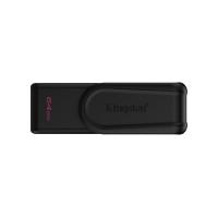 Kingston Technology DataTraveler 64GB Portable USB 3.2 Gen 1 Exodia S (Black/Black)