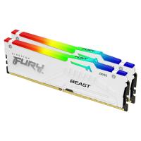Kingston Technology FURY Beast 32GB 6000MT/s DDR5 CL30 DIMM (Kit de 2) White RGB EXPO