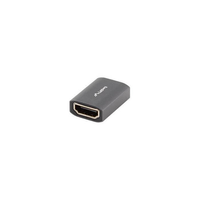 Lanberg AD-HDMI-02 cambiador de género para cable HDMI-A female 2.1 Plata