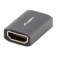 Lanberg AD-HDMI-02 cambiador de género para cable HDMI-A female 2.1 Plata