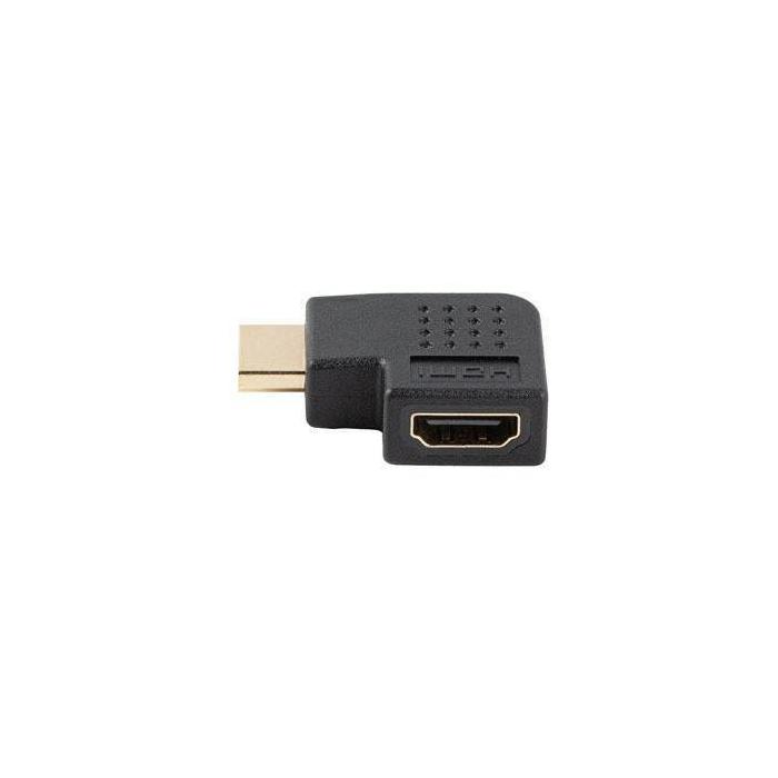 Lanberg AD-HDMI-05 adaptador de cable de vídeo HDMI tipo A (Estándar) Negro — imagen 2 de 3