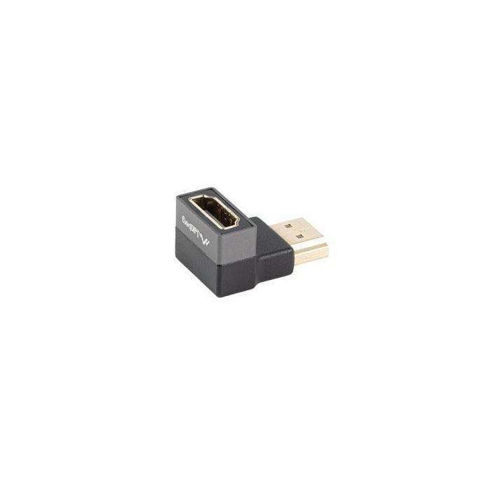 Lanberg AD-HDMI-07 adaptador de cable de vídeo HDMI tipo A (Estándar) Negro, Plata — imagen 3 de 4