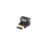 Lanberg AD-HDMI-08 adaptador de cable de vídeo HDMI tipo A (Estándar) Negro, Plata, ver imagen 2 de 4