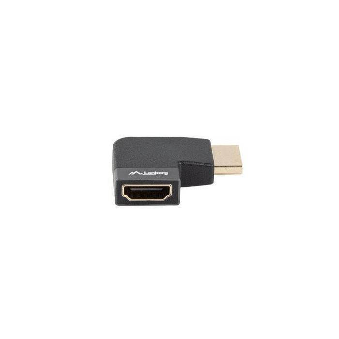 Lanberg AD-HDMI-10 adaptador de cable de vídeo HDMI tipo A (Estándar) Negro, Plata — imagen 2 de 3