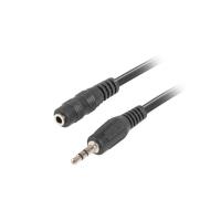 Lanberg CA-MJFJ-10CC-0015-BK cable de audio 1,5 m 3,5mm Negro