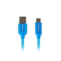 Lanberg CA-USBO-22CU-0018-BL cable USB USB 2.0 1,8 m USB A USB C Azul