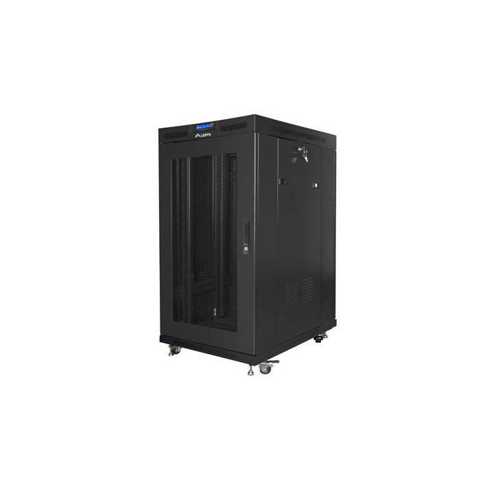 Lanberg FF01-8022-23BL armario rack 22U Rack o bastidor independiente Negro