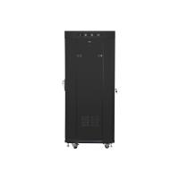 Lanberg free standing rack 19inch cabinet 27U 600x600 glass door LCD flat pack black Rack o bastidor independiente, ver imagen 4 de 5