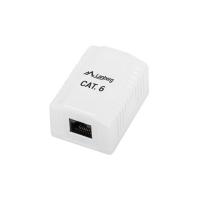Lanberg OU6-0001-W caja de tomacorriente RJ-45 Blanco
