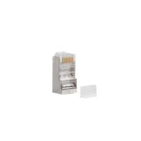 Lanberg PLS-6000 conector RJ-45 Acero inoxidable, Transparente