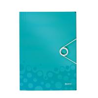 Leitz WOW Polipropileno (PP) Azul, Metálico A4