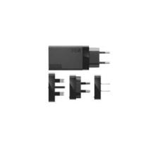 Lenovo 40AW0065EU adaptador e inversor de corriente Interior 65 W Negro