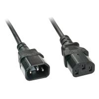 Lindy 30333 cable de transmisión Negro 5 m C13 acoplador C14 acoplador