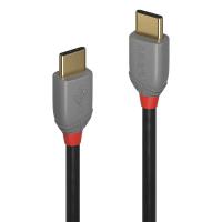 Lindy 36873 cable USB USB 2.0 3 m USB C Negro, Gris