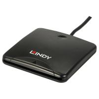 Lindy 42768 lector de tarjeta magnética USB Negro