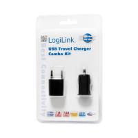 LogiLink PA0076 adaptador e inversor de corriente Auto/Interior Negro