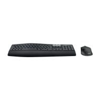 Logitech 920-008221 teclado Ratón incluido Universal RF Wireless + Bluetooth QWERTZ Alemán Negro