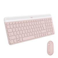 Logitech 920-011317 teclado Ratón incluido Oficina RF inalámbrico QWERTY Español Rosa