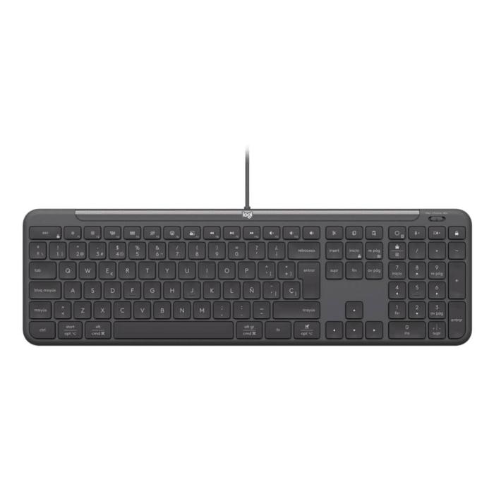 Logitech 920-013349 teclado Ratón incluido Hogar / Oficina USB QWERTY Internacional de EE.UU. Grafito — imagen 8 de 9