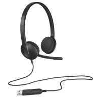 Logitech 981-000475 auricular y casco Auriculares Alámbrico Diadema Oficina/Centro de llamadas USB tipo A Negro