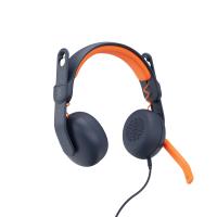 Logitech 981-001372 auricular y casco Auriculares Alámbrico Diadema Educación Azul, Naranja