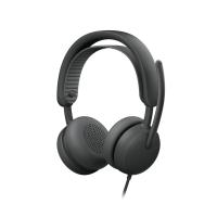 Logitech 981-001618 auricular y casco Auriculares Alámbrico Diadema Llamadas/Música USB Type-C / USB Type-A Grafito