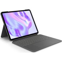 Logitech Combo Touch QWERTY Danés, Finlandés, Nórdico, Sueco Smart Connector Grafito