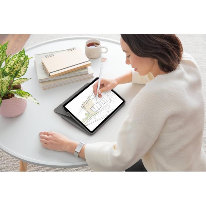 Logitech Folio Touch AZERTY Francés Smart Connector Gris — imagen 12 de 20