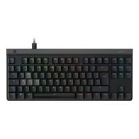 Logitech G515 RAPID TKL, teclado con cable de perfil bajo para gaming, teclado para gaming en PC totalmente personalizable con interruptores analógicos de perfil bajo, activador rápido, USB-A, QWERTY Español - Negro