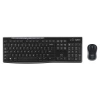 Logitech Wireless Combo MK270 teclado Ratón incluido Hogar USB QWERTZ Alemán Negro