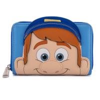 Loungefly WDWA1848 monedero, tarjetero y portadocumento de viaje Billetera Azul Cuero vegano