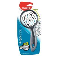 Maped 039300 lente de aumento y lupa 3x Marrón, Gris