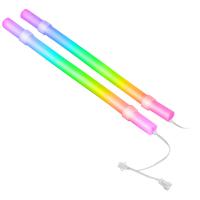 Mars Gaming MCA-WT, Funda ARGB para Tubos de Refrigeración Líquida, 30 LEDs Ultra Brillantes Personalizables ARGB, Silicona Eco Soft, Compatibilidad Total, 330mm