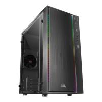 Mars Gaming MCM, Caja PC Micro ATX, Compacta, 16 Modos ARGB, Ventilador 8 cm